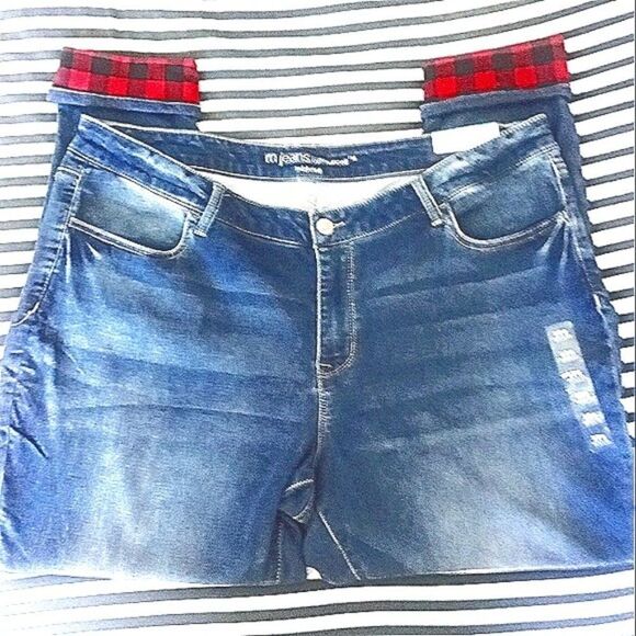 Womens m jeans by Maurices Mid-Rise Super Soft Jeggings Size 22 W Regular - Picture 2 of 2